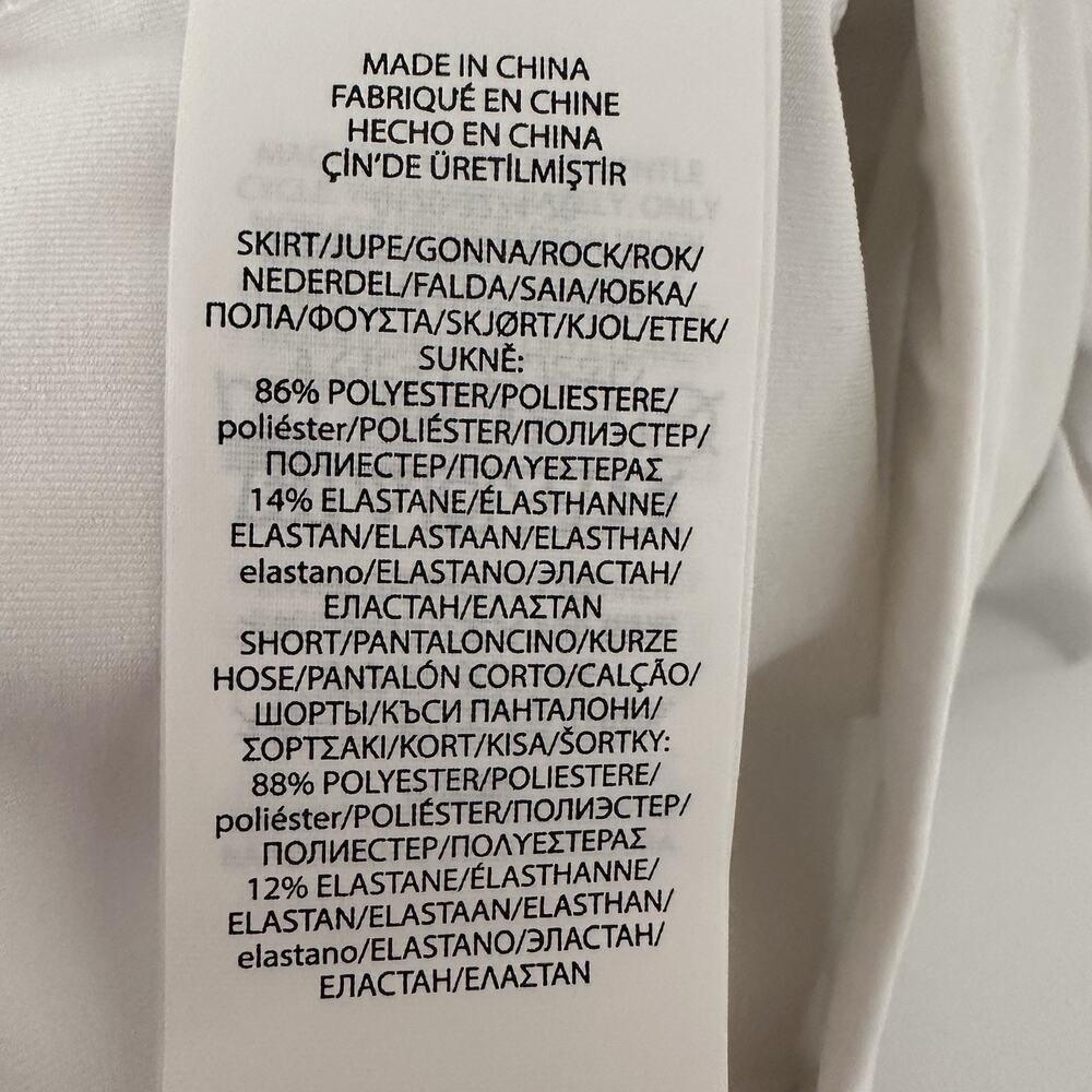 RLX Ralph Lauren Women's Golf Skort Stretch Moisture Wicking White LARGE NWT - Picture 6 of 6